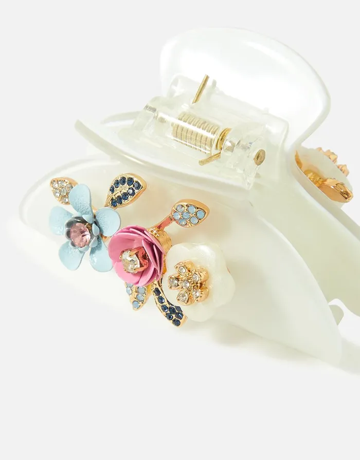 Accessorize 3D Floral Claw Clip Women Hair Accessories