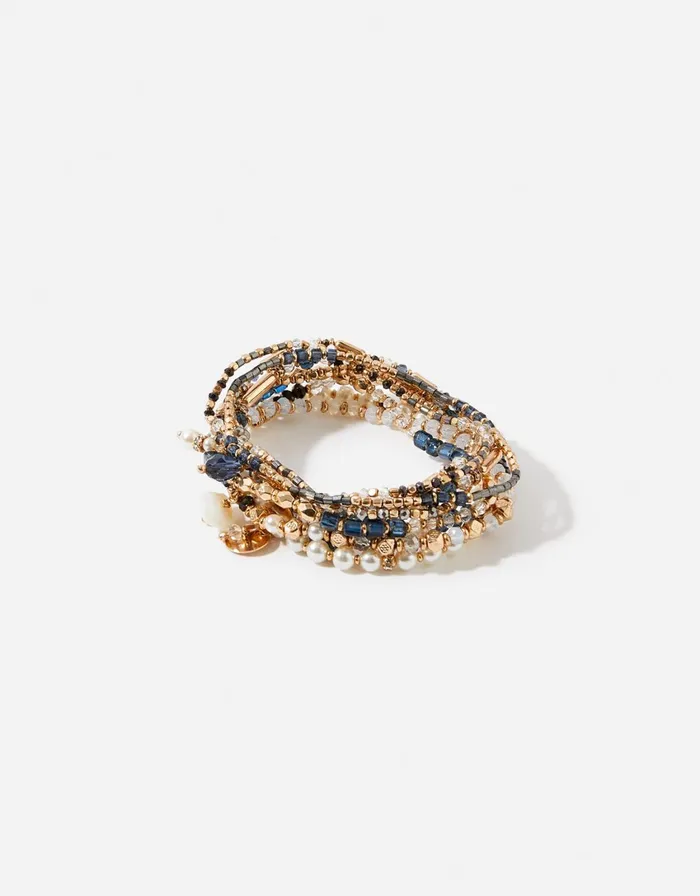 Accessorize Beaded Stretch Bracelet Multipack Women Bracelets