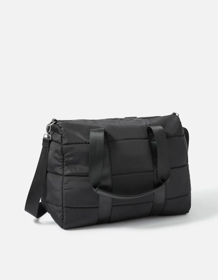 Accessorize Becki Gym Bag With Recycled Polyester Black Black Women Shoulder Bags