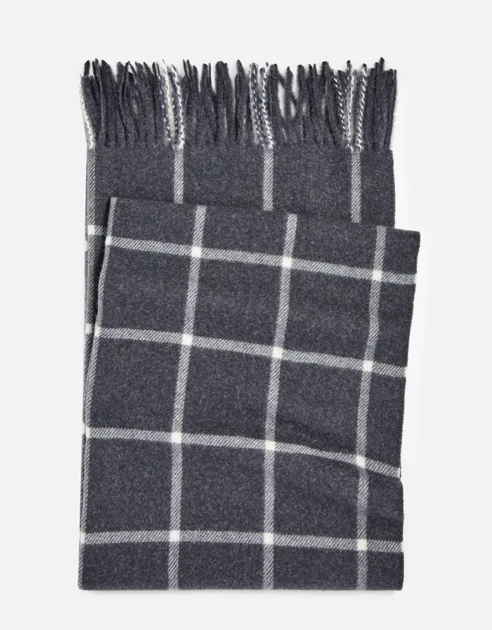 Accessorize Carter Window Pane Check Blanket Scarf Women Scarves