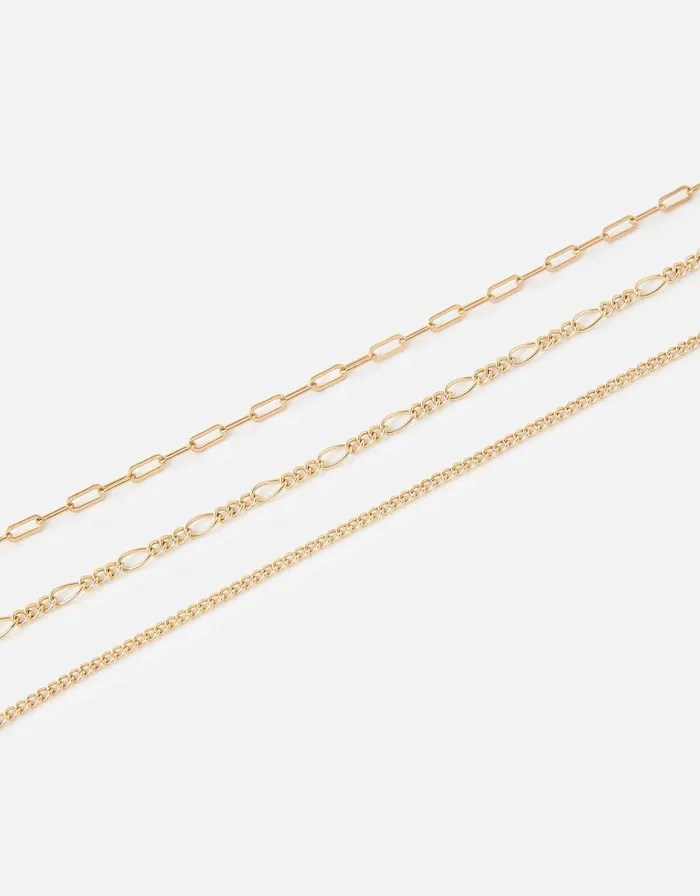 Accessorize Chain Bracelet Set Women Anklets