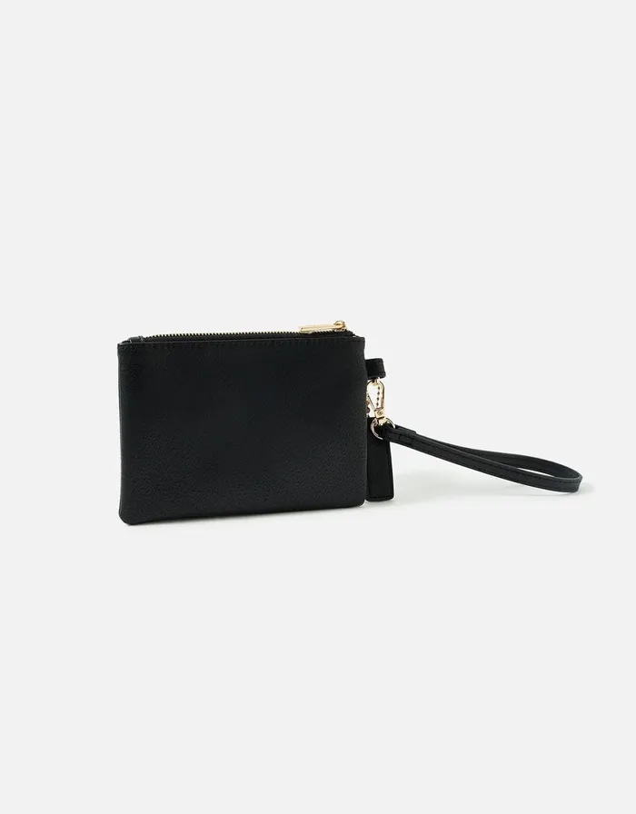Accessorize Charm Wristlet Cardholder Black Black Women Purses and Wallets