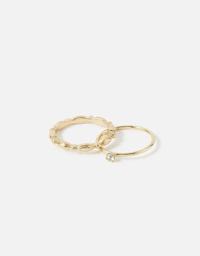 Accessorize Crystal Marquise Band Ring Twinset White Crystal Women Rings