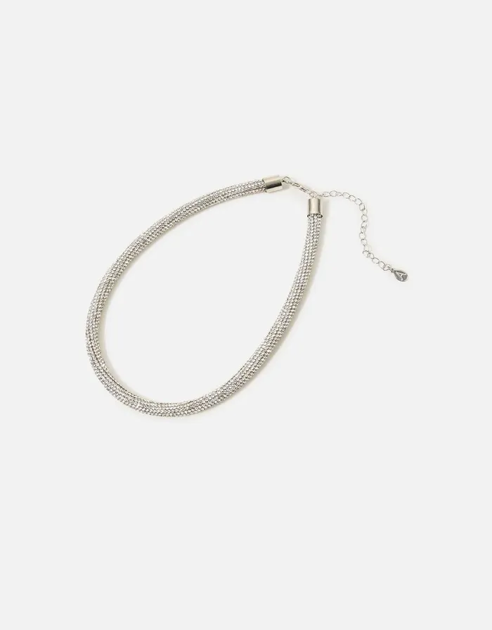 Accessorize Diamante Collar Necklace Women Necklaces