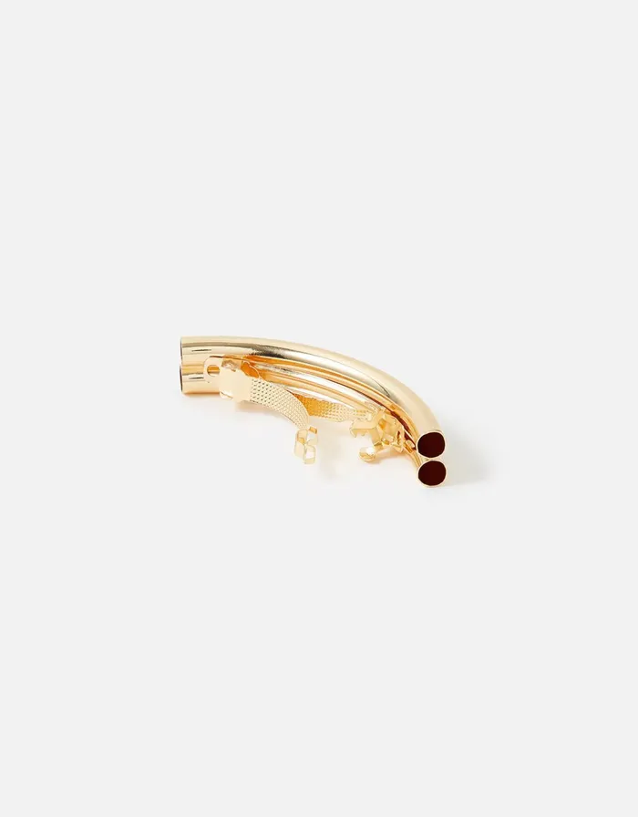 Accessorize Double Bar Barette Women Hair Accessories