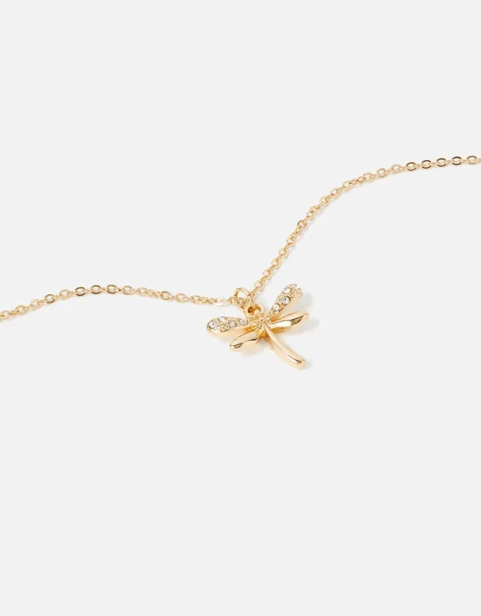 Accessorize Dragonfly Pendant Necklace Women Necklaces