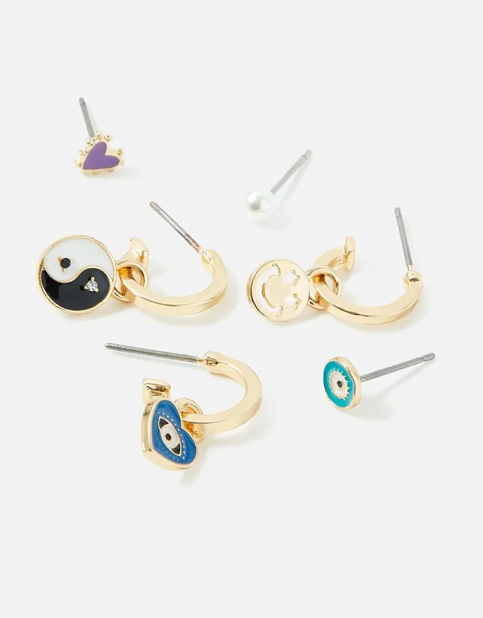 Accessorize Eye Candy Ear Cuff Set Women Earrings