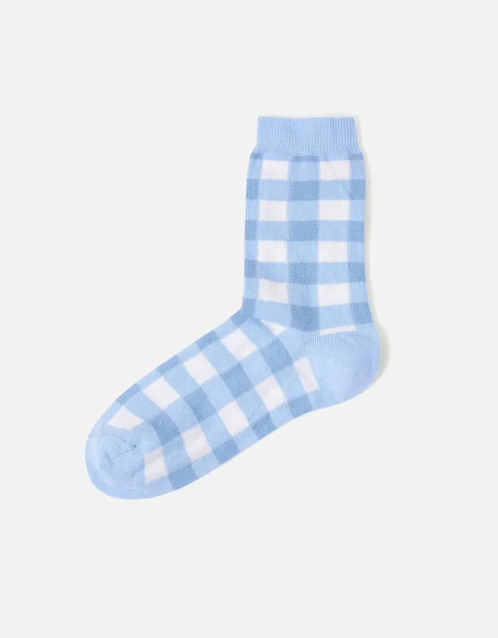 Accessorize Gingham Socks Women Socks and Tights