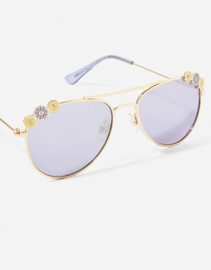 Accessorize Girls Daisy Aviator Sunglasses Girls Accessories