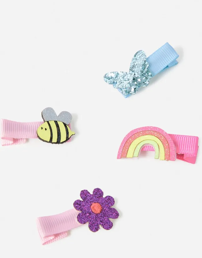 Accessorize Girls Garden Salon Hair Clip Set Girls Hair Accessories