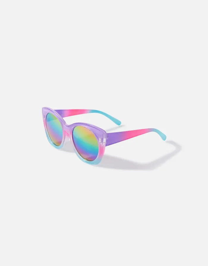 Accessorize Girls Rainbow Ombre Sunglasses With Case Girls Accessories