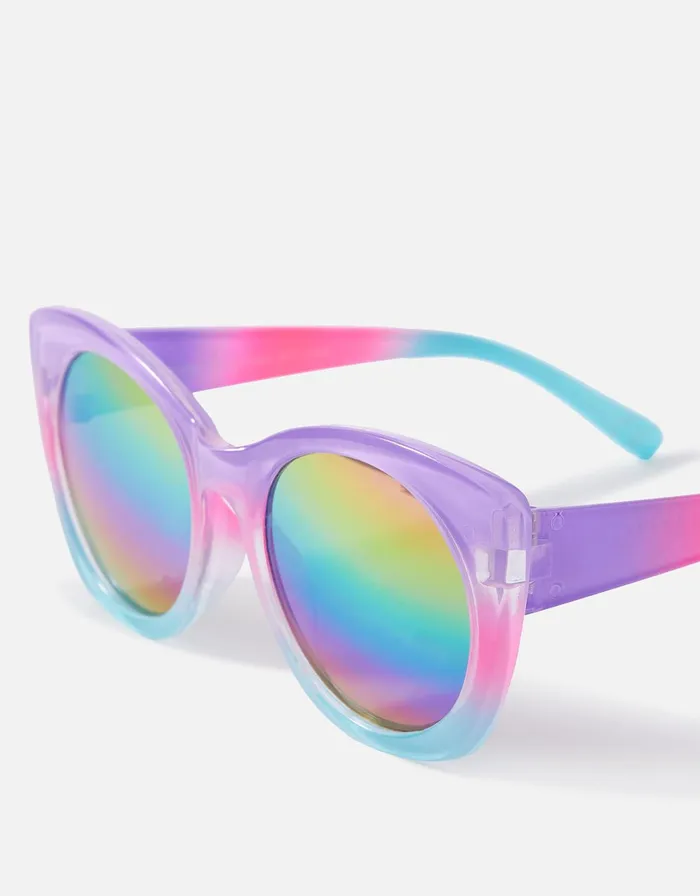 Accessorize Girls Rainbow Ombre Sunglasses With Case Girls Accessories