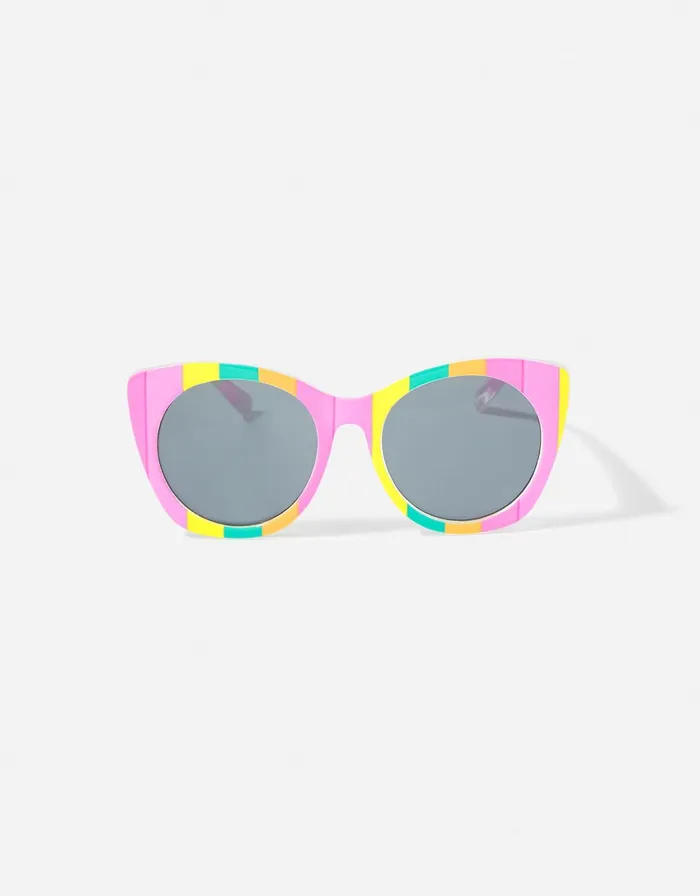 Accessorize Girls Rainbow Stripe Sunglasses Girls Accessories