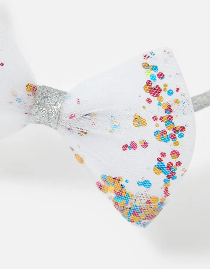 Accessorize Girls Sparkle Bow Headband Girls Hair Accessories