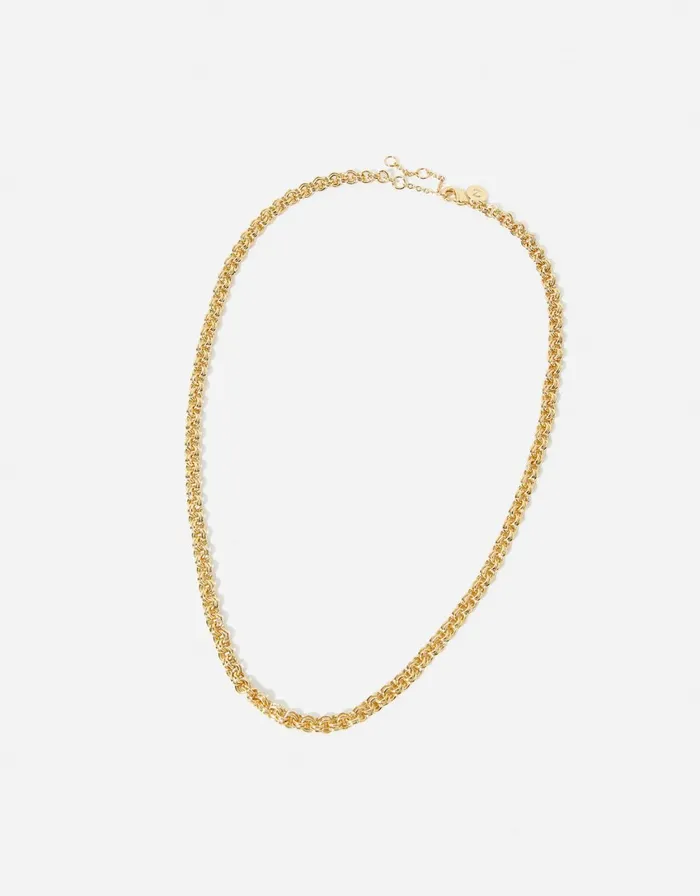 Accessorize GoldPlated Rolo Chain Necklace Women Necklaces