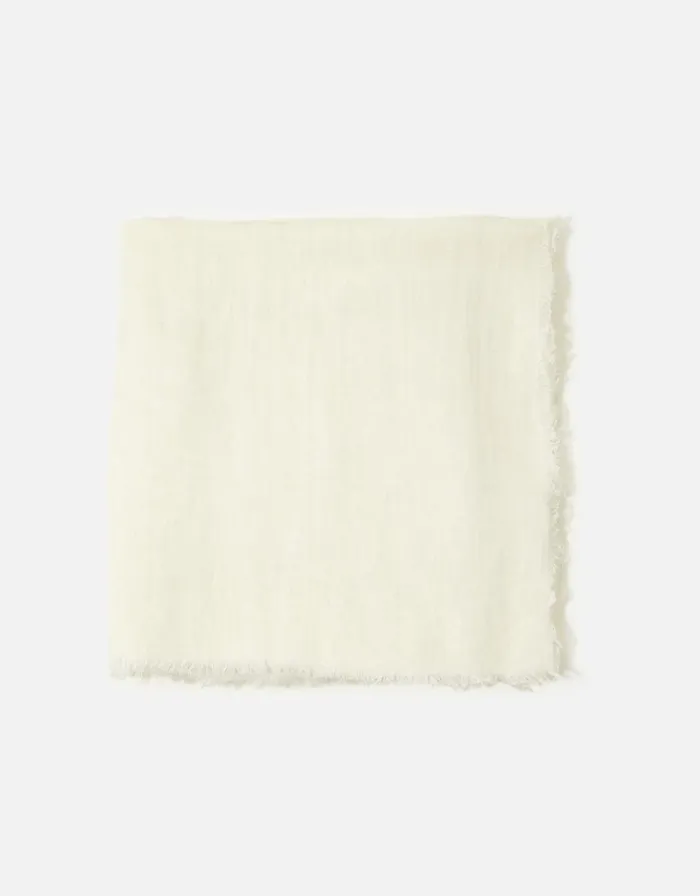 Accessorize Lightweight Scarf In Linen Blend Natural Natural Women Scarves