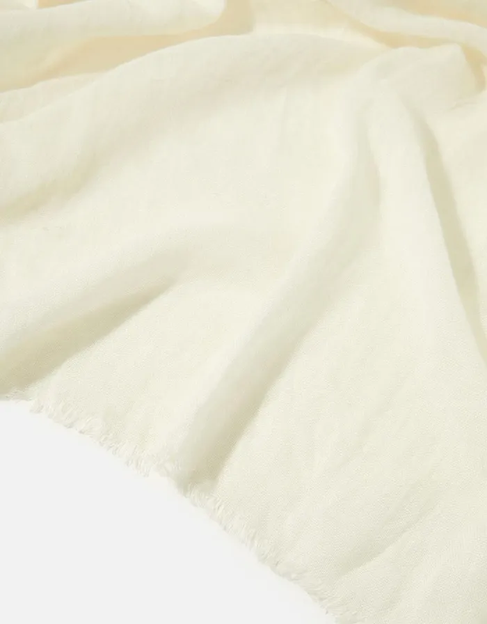 Accessorize Lightweight Scarf In Linen Blend Natural Natural Women Scarves