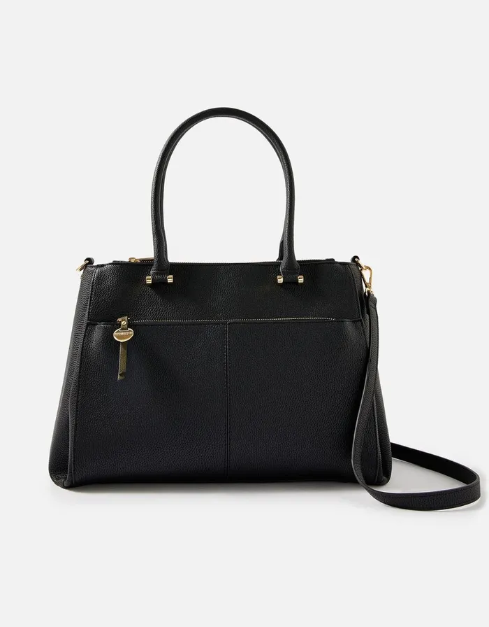 Accessorize Mariah Work Tote Bag Black Black Women Shoulder Bags