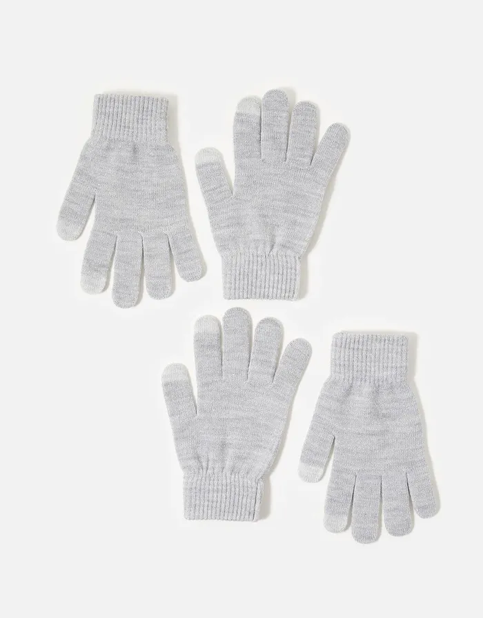 Accessorize Metallic Touchscreen Glove Twinset Women Gloves