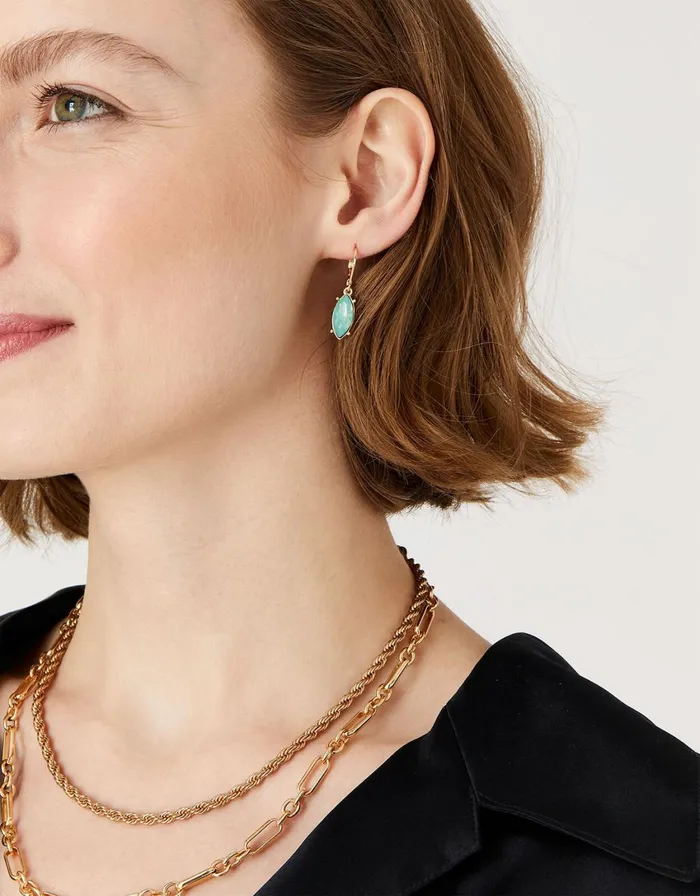 Accessorize Romantic Ramble Marquise Crystal Drop Earrings Women Earrings