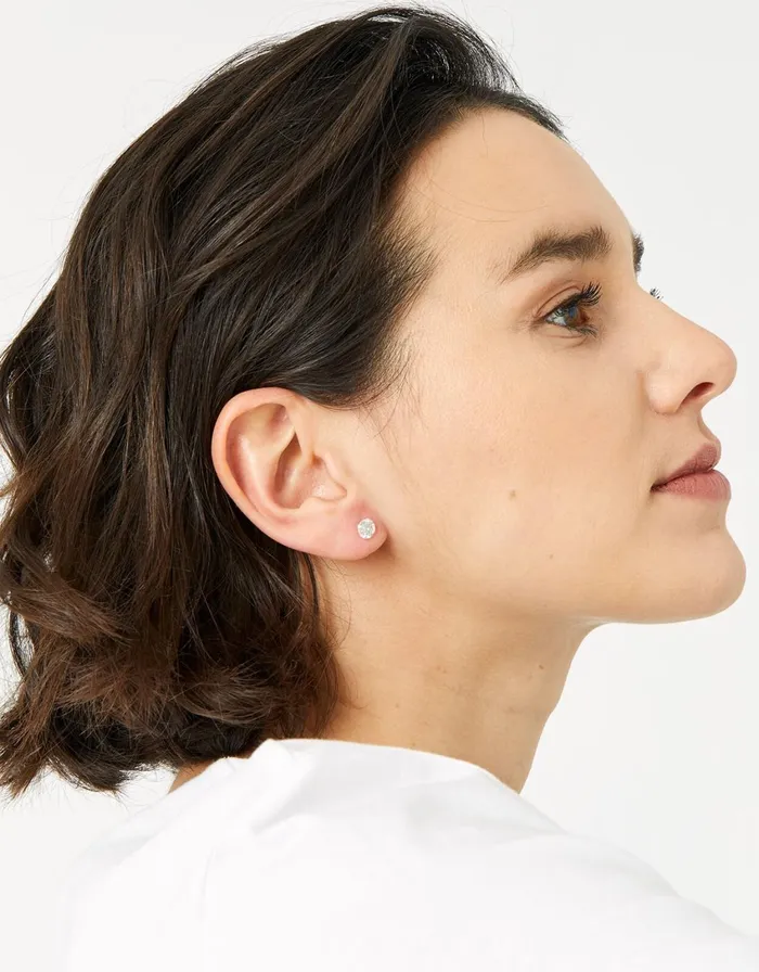 Accessorize Sterling Silver Small Bling Studs Women Earrings