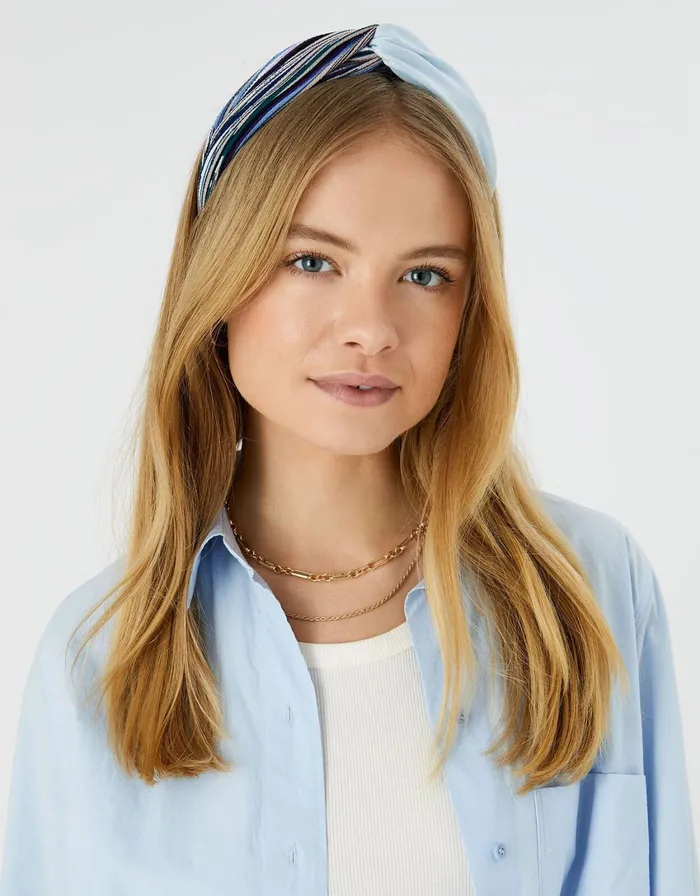 Accessorize Stripe Twist Headband Women Headbands