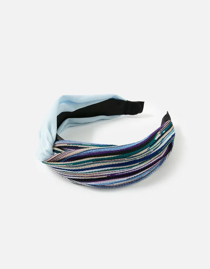 Accessorize Stripe Twist Headband Women Headbands