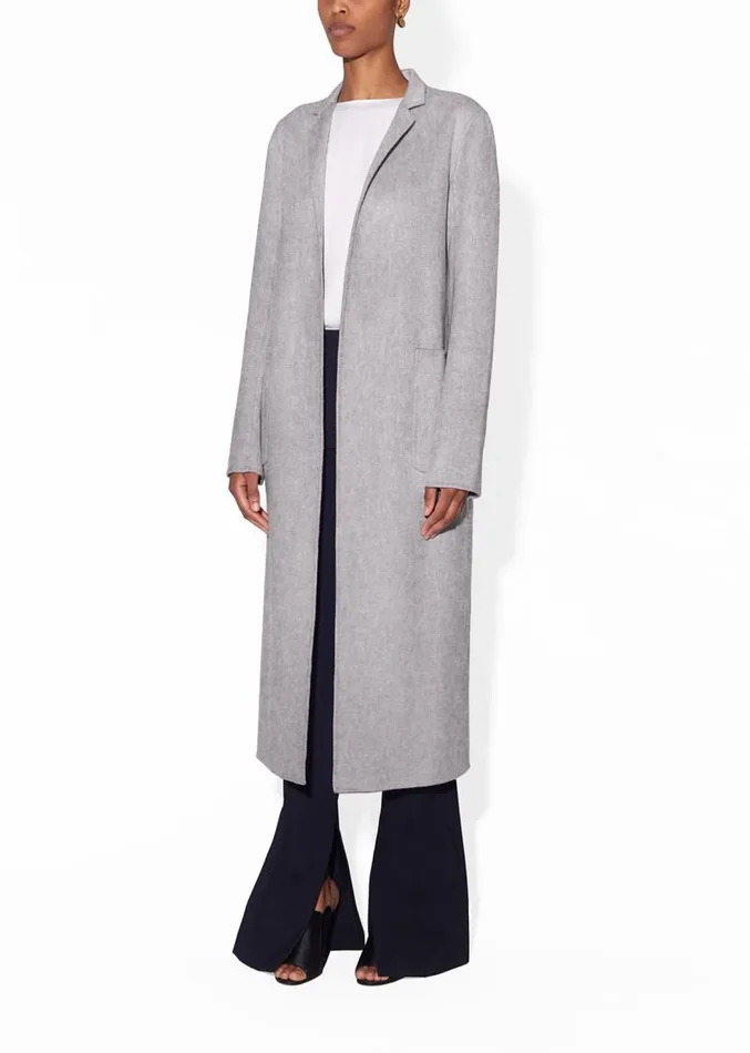 Adam Lippes Jackets and Coats Menwear Coat In Zibelline Cashmere Heather Grey 8211 Women