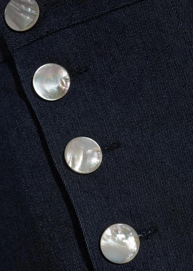 Adam Lippes Pants Sailor Pant In Washed Denim Indigo 8211 Women