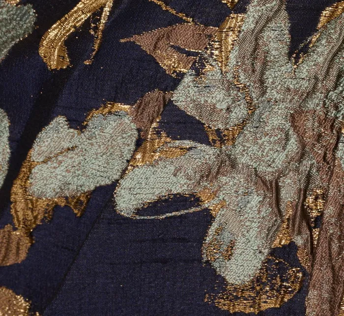 Adrianna Papell Formal Dresses One Shoulder Jacquard Dress In Blue Gold 8211 Women