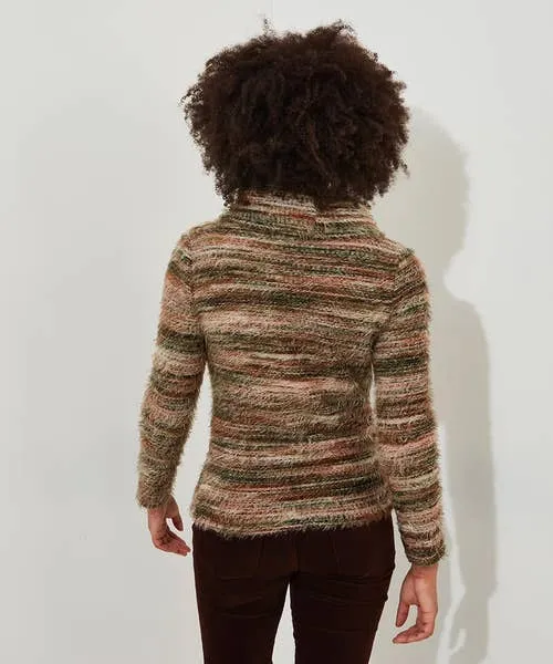 Alicia Zip Top Brown Apparel Tops Tunics and Blouses Joebrowns