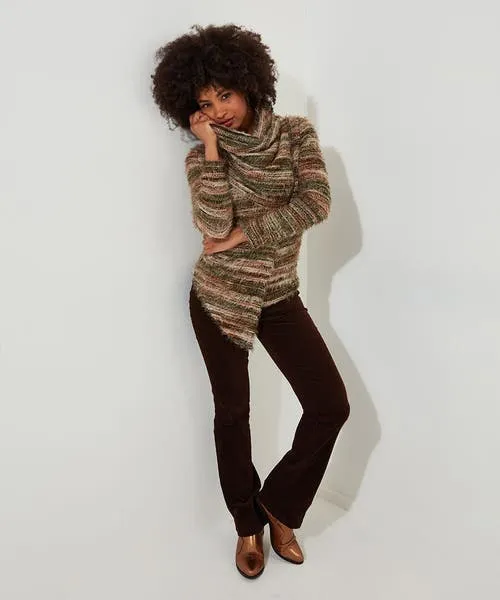Alicia Zip Top Brown Apparel Tops Tunics and Blouses Joebrowns