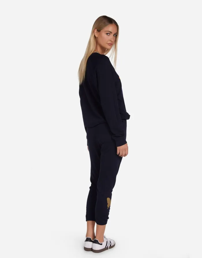 Anela Butterfly Eye Navy Women039s Lauren Moshi Long Sleeve