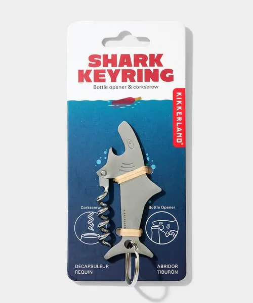 Apparel Accessories and Jewellery Joebrowns Shark Bite Multiuse Keyring Silver Apparel Accessories and Jewellery Joebrowns Shark Bite Multiuse Keyring Silver