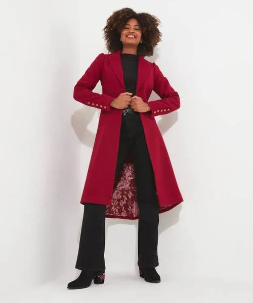 Apparel Coats and Jackets Joebrowns Oh So Sophisticated Coat Red Apparel Coats and Jackets Joebrowns Oh So Sophisticated Coat Red