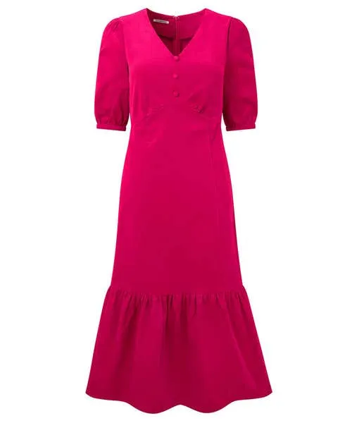 Apparel Curiously Cord Dress Pink Dresses Joebrowns