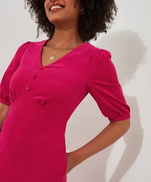 Apparel Curiously Cord Dress Pink Dresses Joebrowns