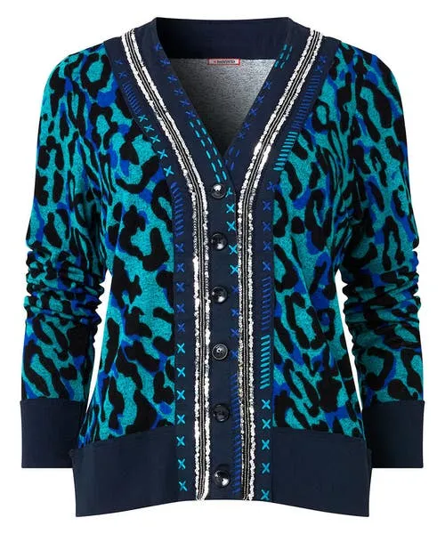 Apparel Joebrowns All The Fun Jersey Cardigan Blue Tops Tunics and Blouses