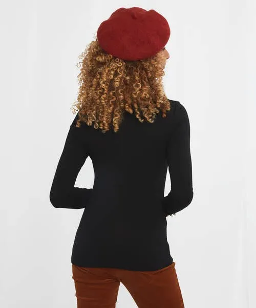 Apparel Joebrowns Jersey Roll Neck Top BlackWinter White Tops Tunics and Blouses