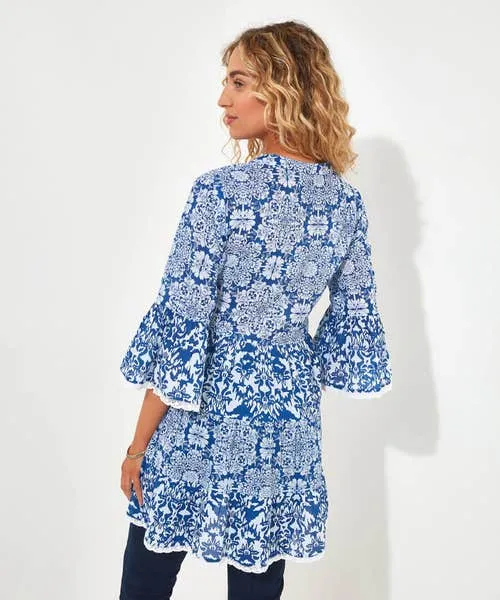 Apparel Joebrowns Moroccan Skies Tunic Blue Tops Tunics and Blouses Apparel Joebrowns Moroccan Skies Tunic Blue Tops Tunics and Blouses