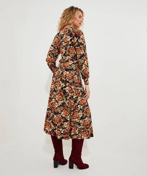 Apparel Joebrowns September Days Jersey Dress Brown Petite Collection