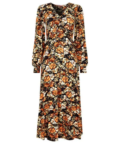 Apparel Joebrowns September Days Jersey Dress Brown Petite Collection