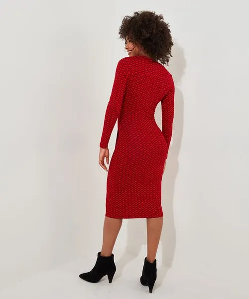 Apparel Lola Geo Jersey Dress Red Dresses Joebrowns Apparel Lola Geo Jersey Dress Red Dresses Joebrowns