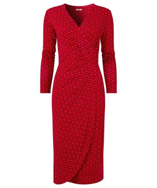 Apparel Lola Geo Jersey Dress Red Dresses Joebrowns Apparel Lola Geo Jersey Dress Red Dresses Joebrowns