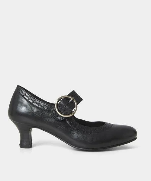 Apparel Shoes Sandals and Boots Joebrowns Mimi Leather Mary Jane Shoes Black