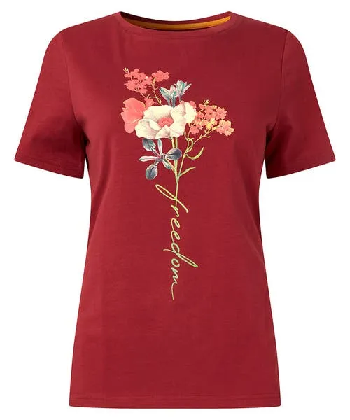 Apparel Tops Tunics and Blouses Joebrowns Autumn Florals TShirt Berry Apparel Tops Tunics and Blouses Joebrowns Autumn Florals TShirt Berry