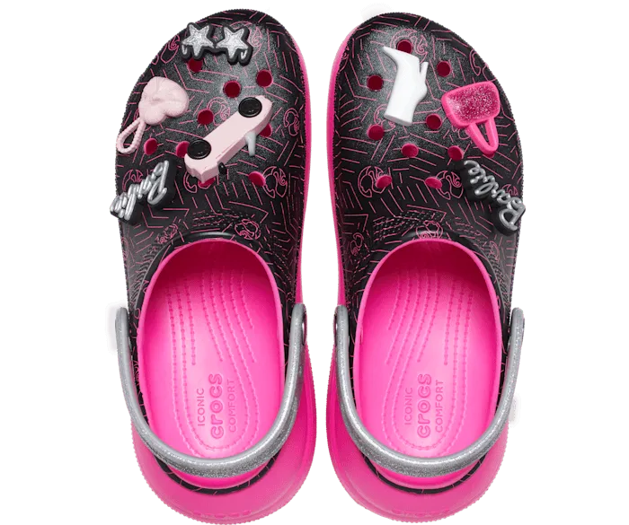 Barbie Crush Clog Black Men Crocs Clogs
