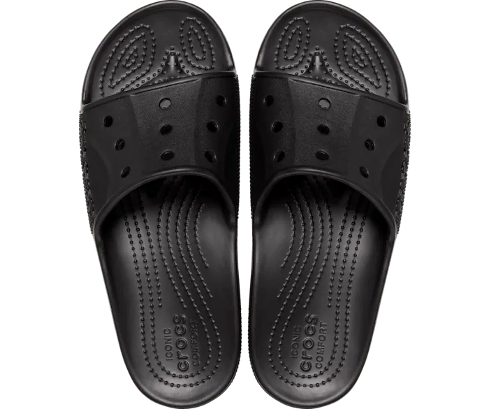 Baya II Slide Black Men Crocs Sandals
