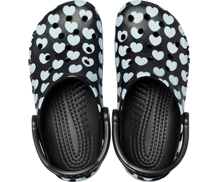 Baya Seasonal Printed Clog Black White Men Crocs Clogs
