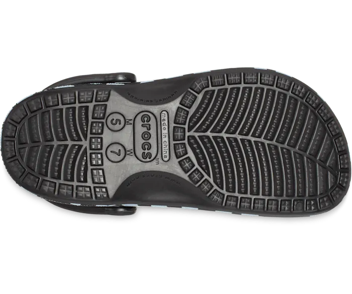 Baya Seasonal Printed Clog Black White Men Crocs Clogs